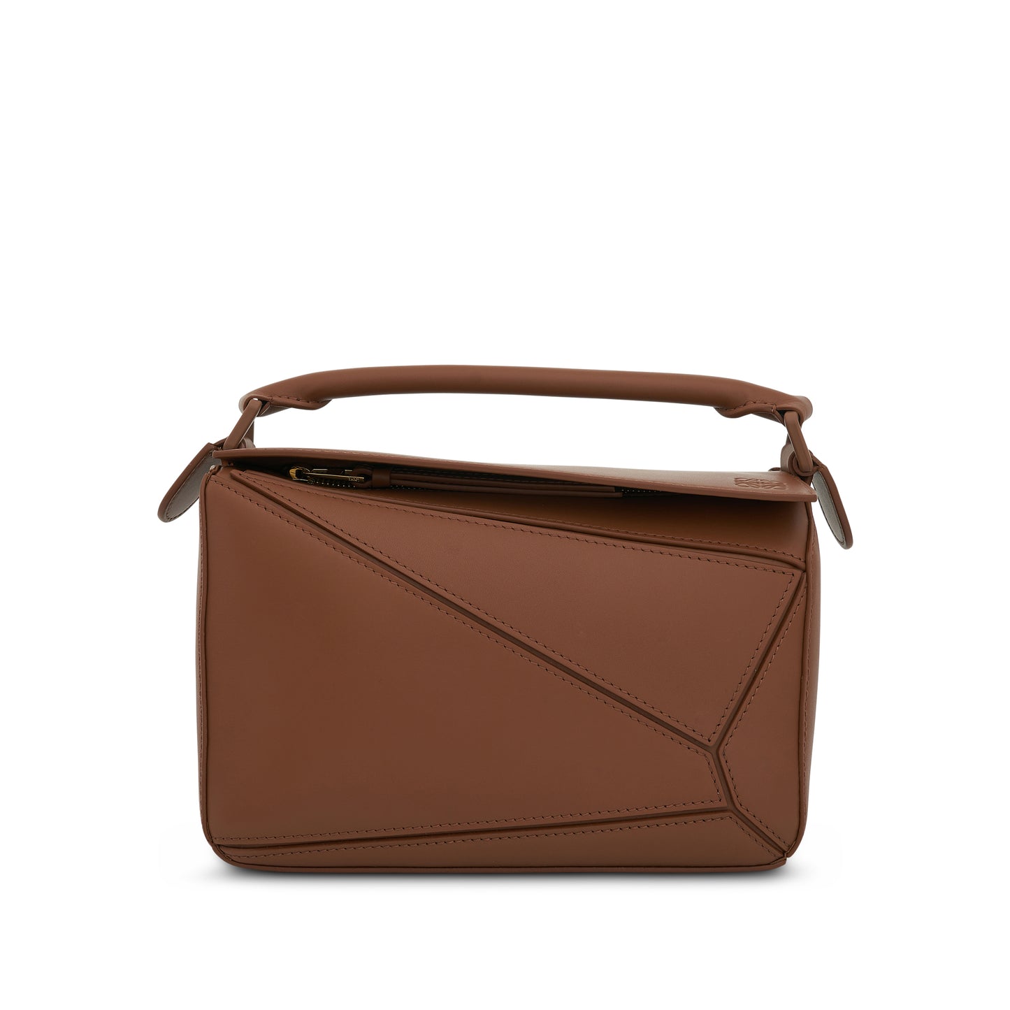 Small Puzzle Bag in Satin Calfskin in Pecan