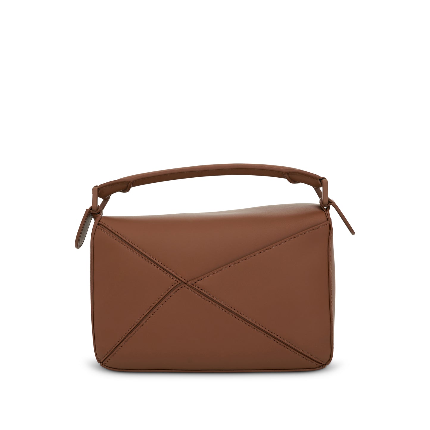 Small Puzzle Bag in Satin Calfskin in Pecan