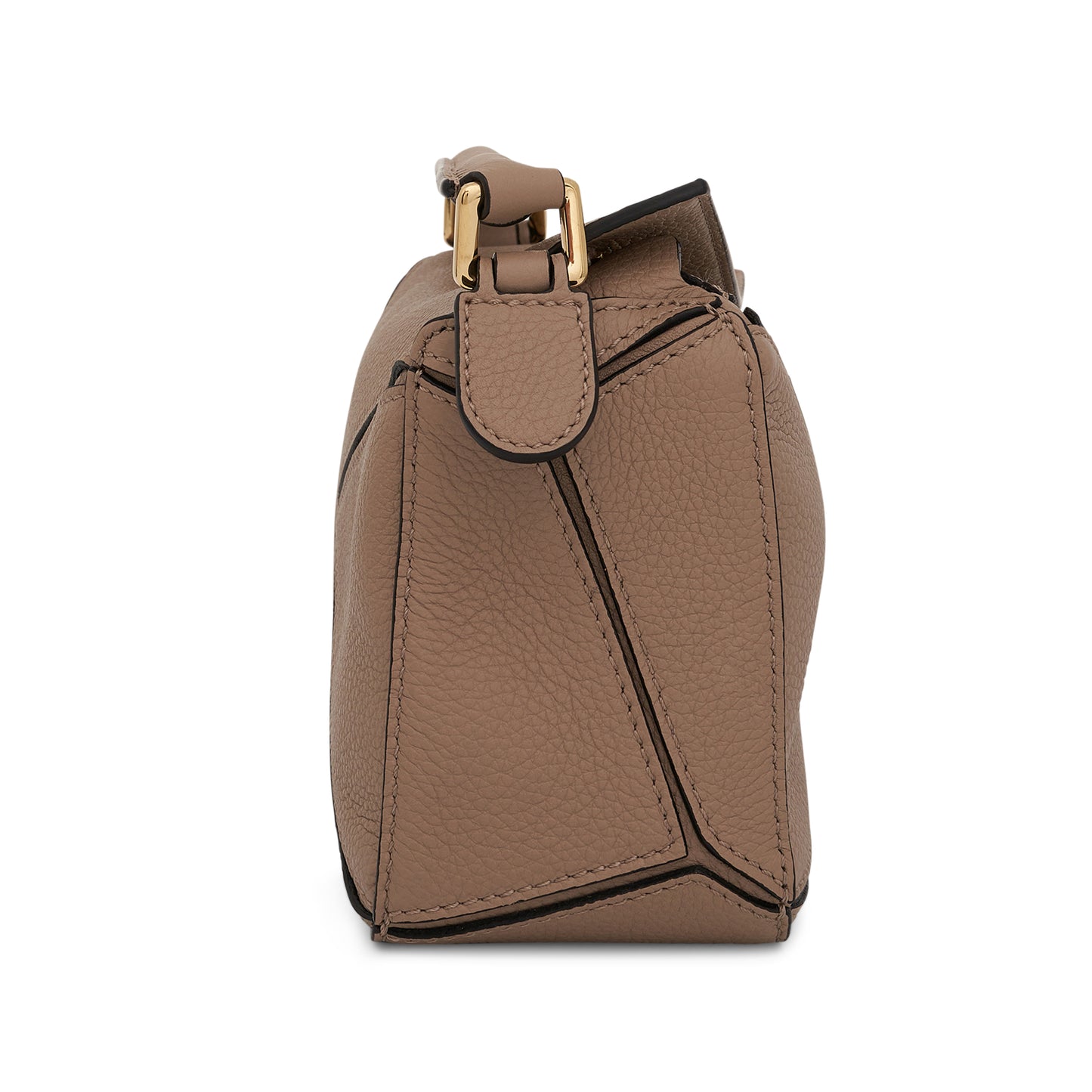 Mini Puzzle Bag in Soft Grained Calfskin in Sand