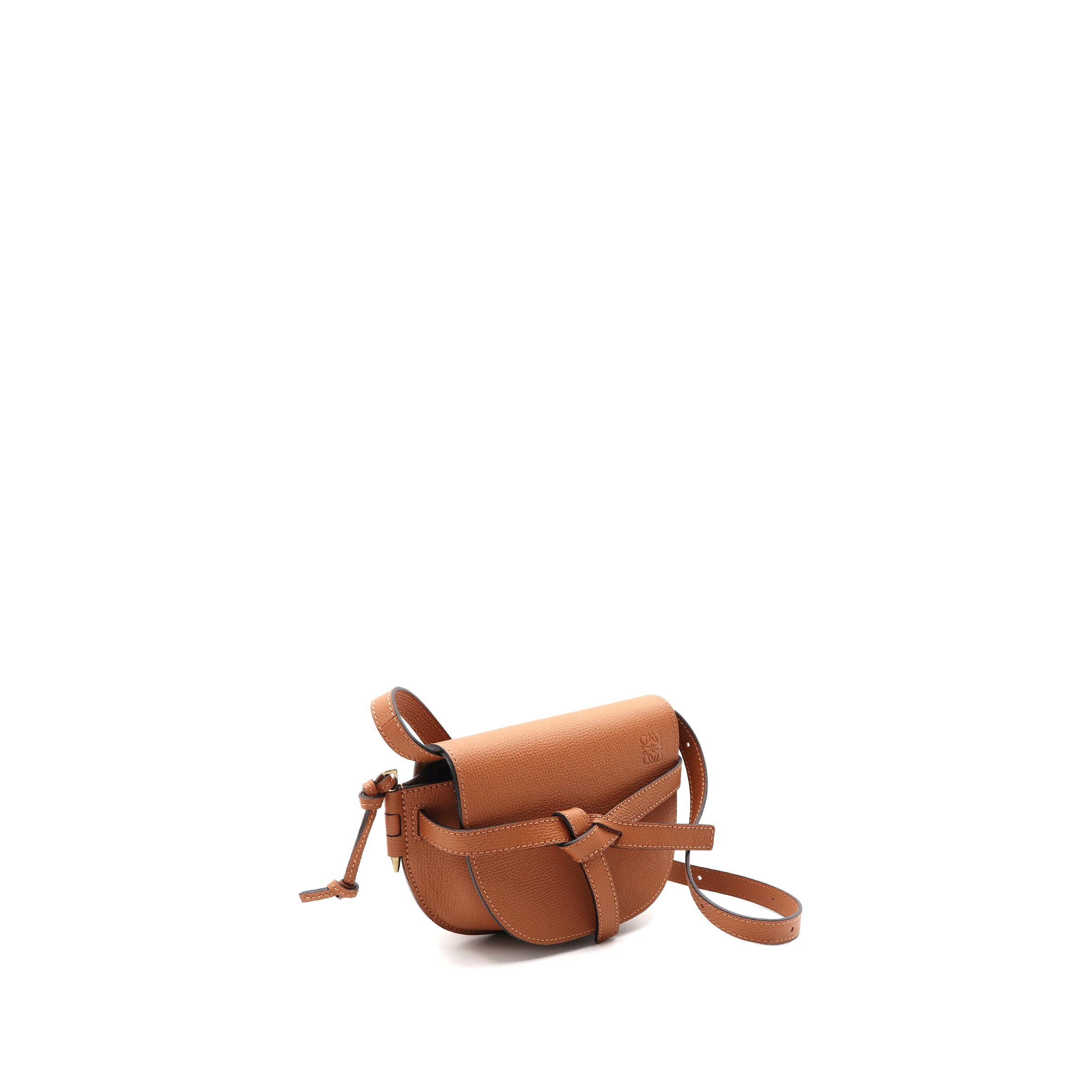 Loewe Gate Dual Mini Bag in Tan
