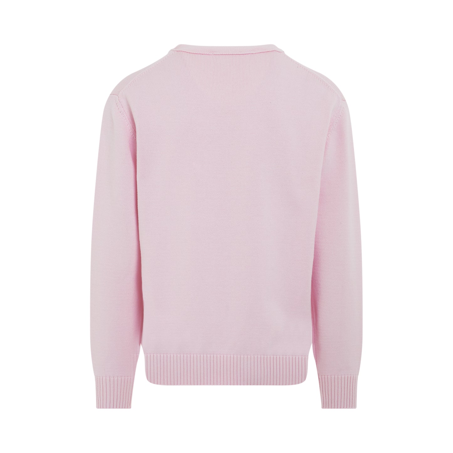 Logo Crewneck Sweater in Soft Pink