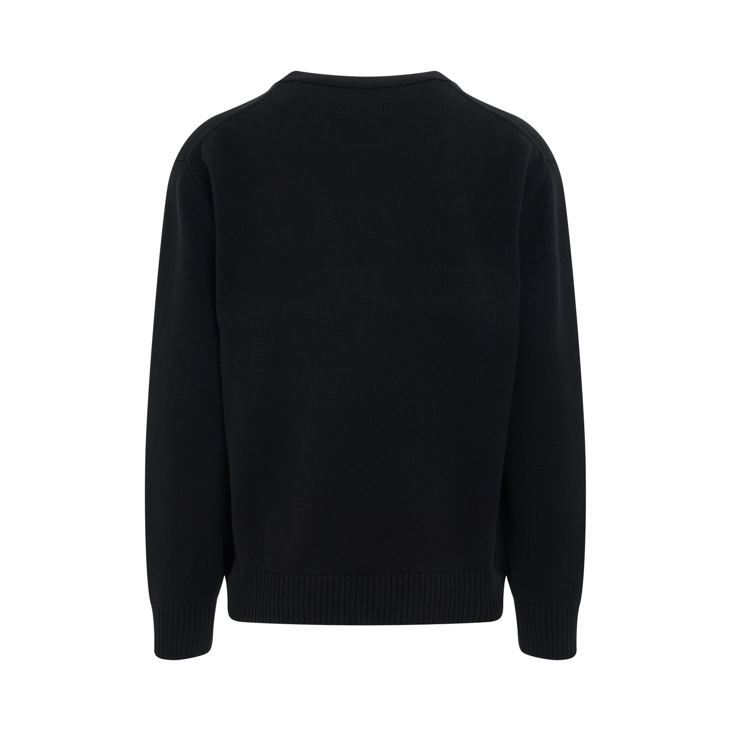 Graphic Crewneck Sweater in Black