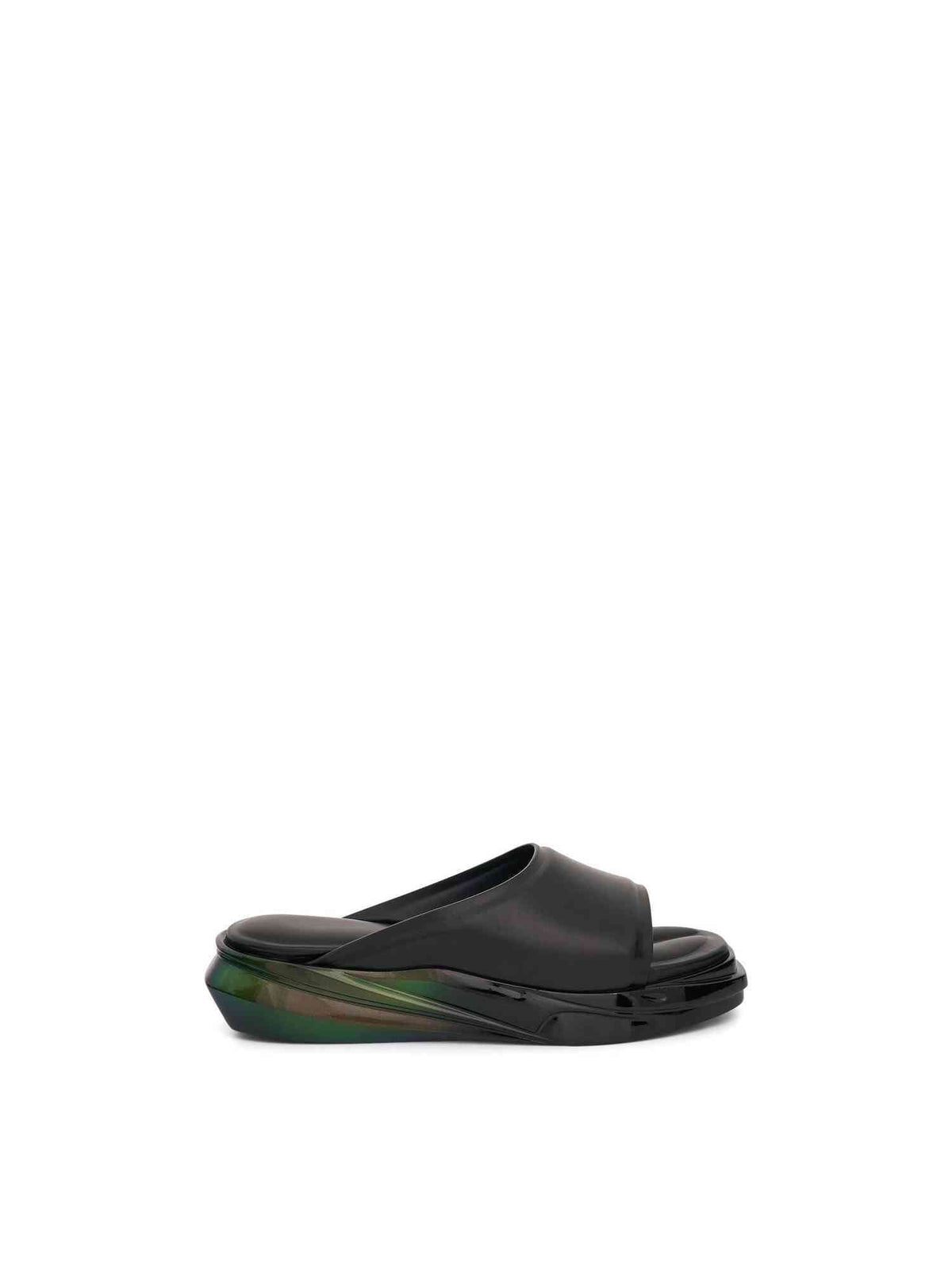 Mono Slide in Black/Military Green Side View | 1017 ALYX 9SM