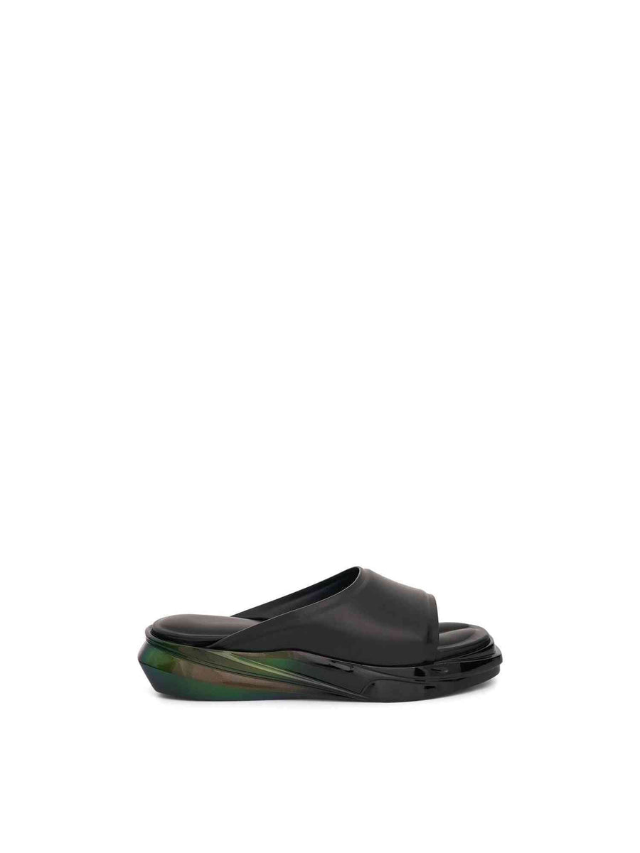 Mono Slide in Black/Military Green Side View | 1017 ALYX 9SM