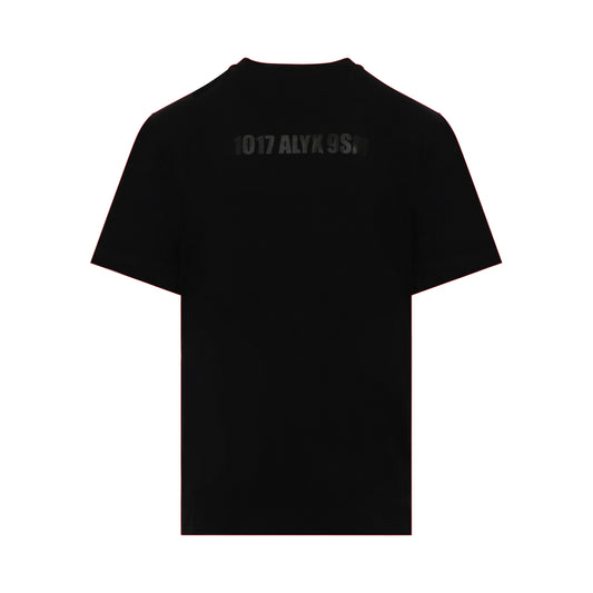 Mirrored Logo T-Shirt in Black