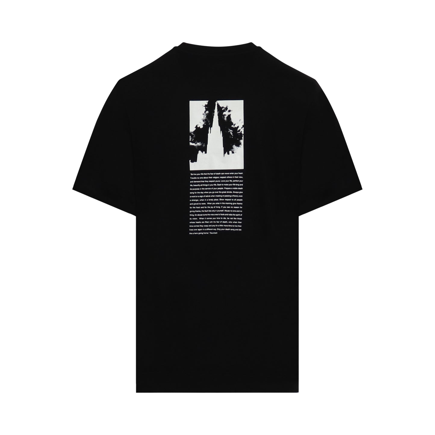 Steeple Logo T-Shirt in Black