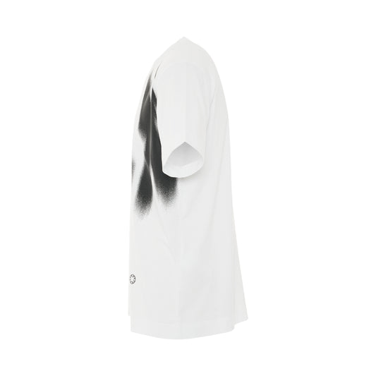 Phantom Logo Short Sleeve T-Shirt in White