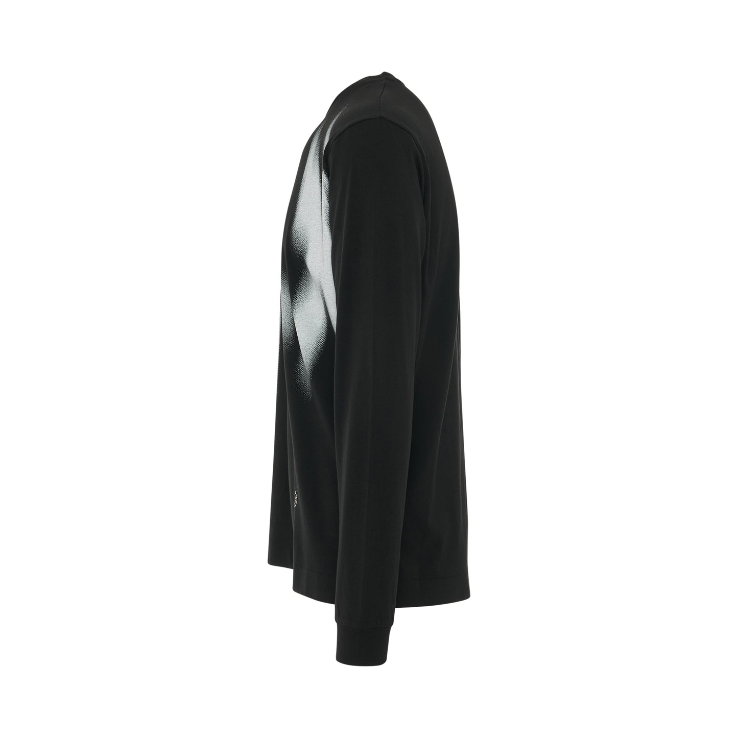 Phantom Logo Long Sleeve T-Shirt in Black