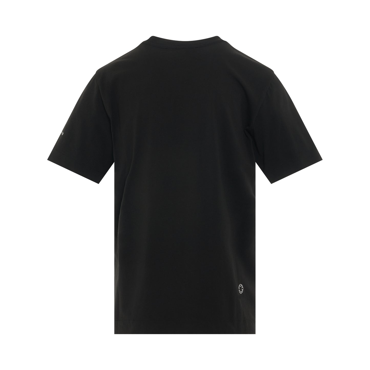 Drippy Logo Print T-Shirt in Black