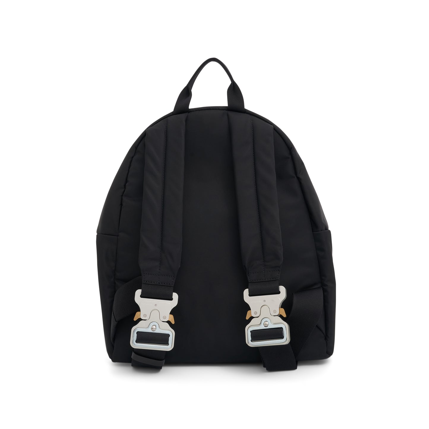 Buckle Shoulder Straps Backpack in Black
