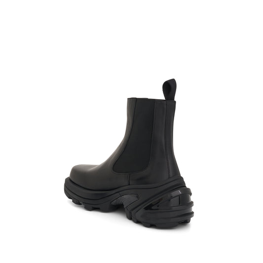 Chelsea Boot with Removable Sole in Black