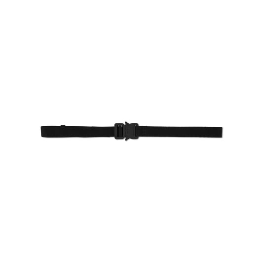 Medium Nylon Buckle Rollercoaster Belt in Black