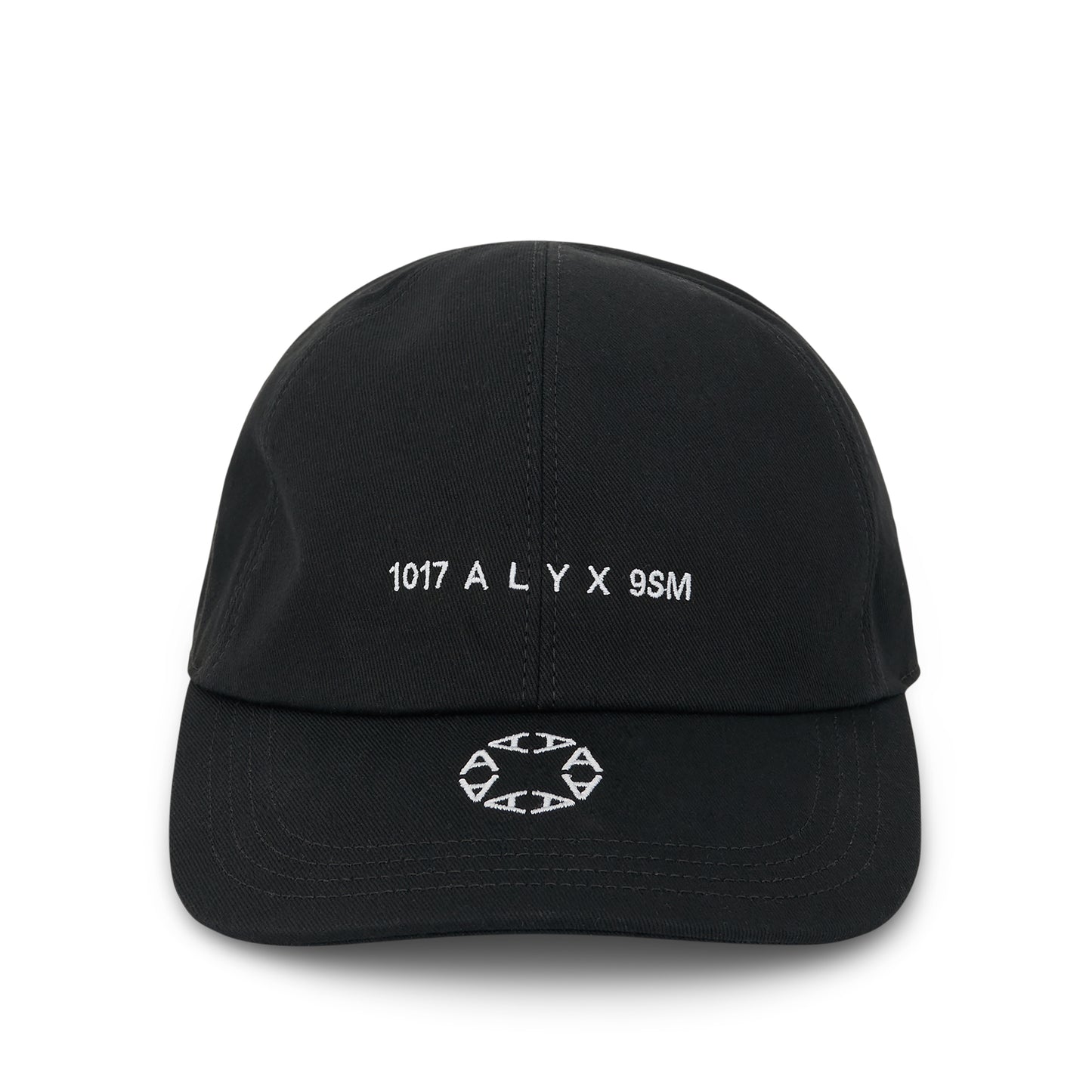 Logo Print Hat in Black