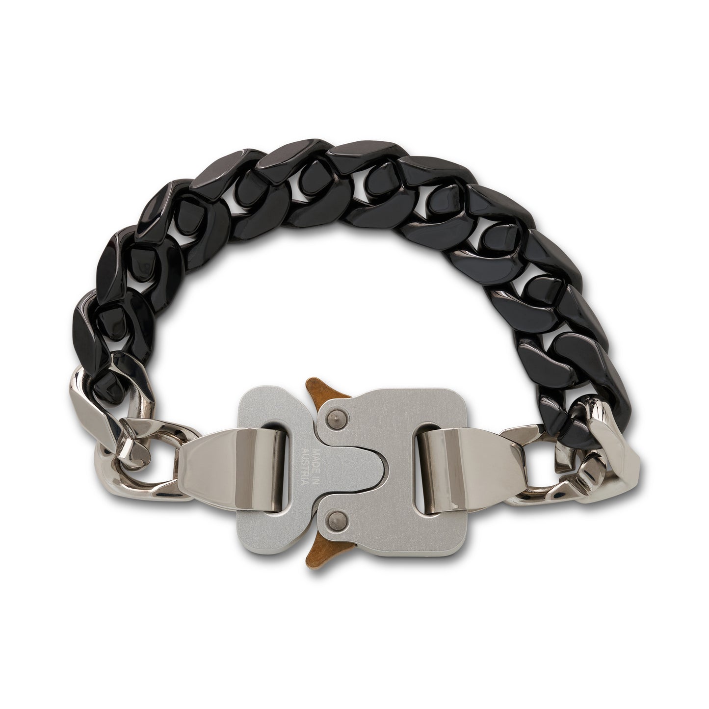 Ceramic Buckle Chain Bracelet in Black