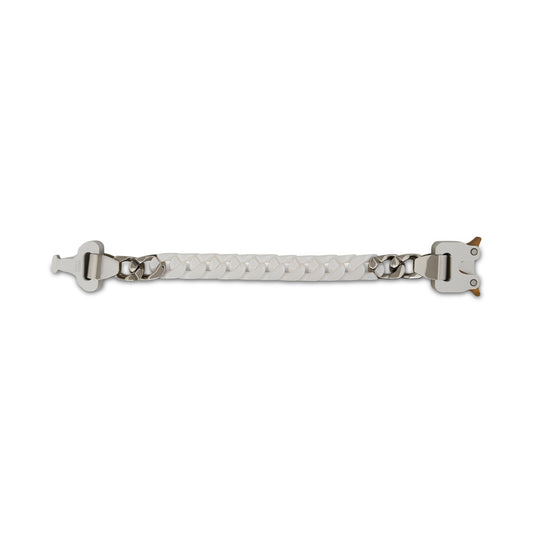 Ceramic Buckle Chain Bracelet in White