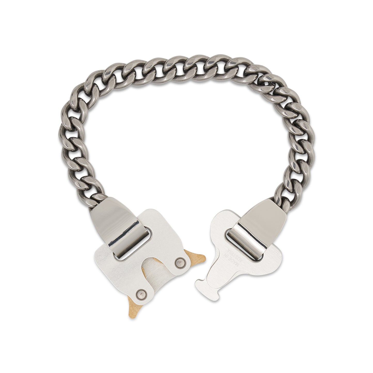 Metal Buckle Bracelet in Silver