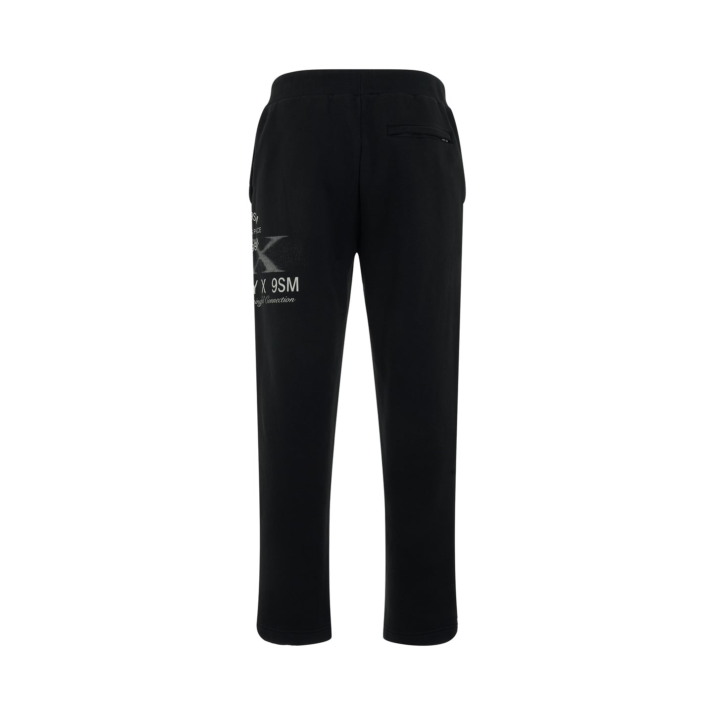 Print Sweatpants in Black