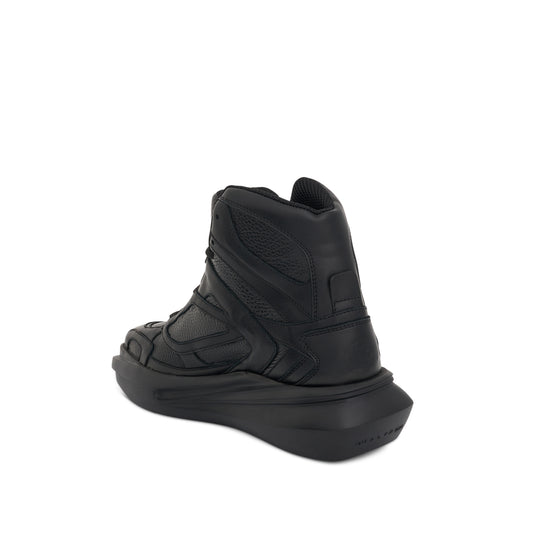 High Mono Hiking Sneaker in Black