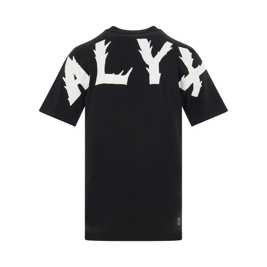 Graphic Logo Short Sleeve T-Shirt in Black