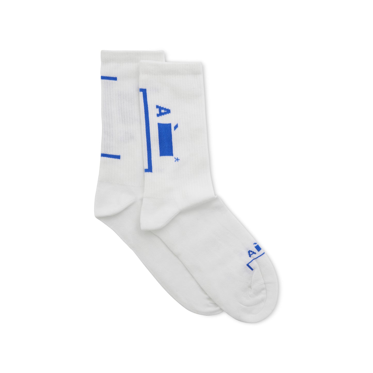 Bracket Sock in White
