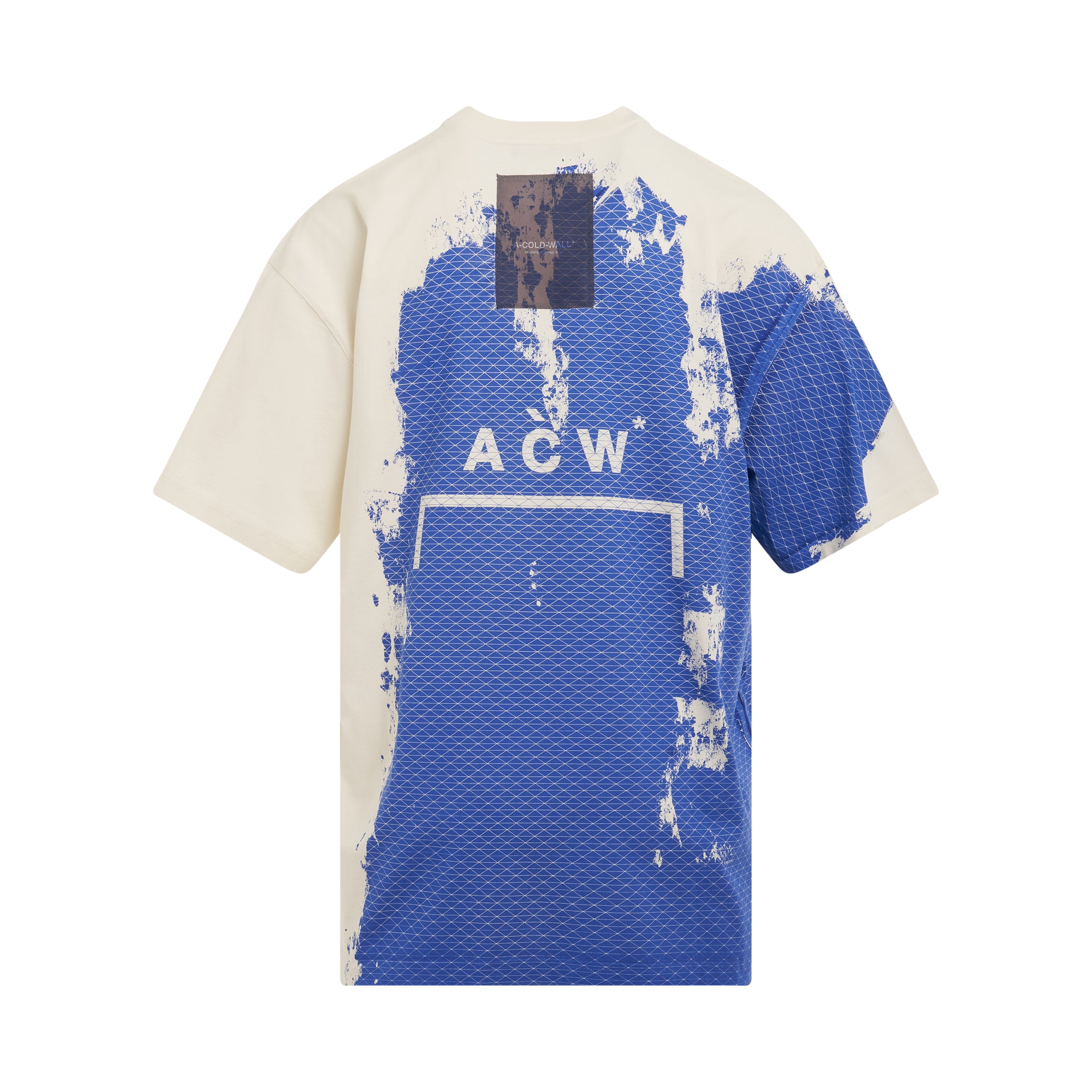 A Cold Wall - Black t-shirt with an abstract print ACWMTS121 buy at Symbol