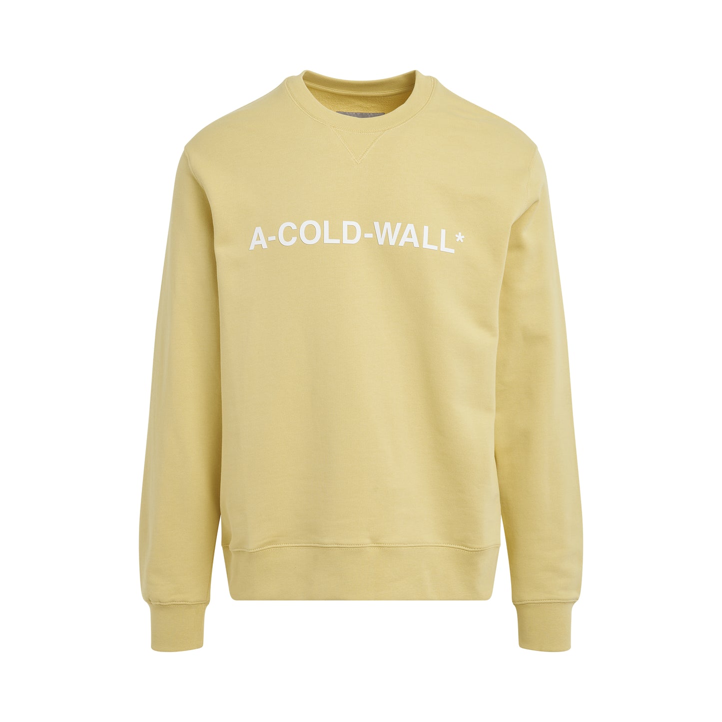 Essential Logo Crewneck in Flaxen Beige