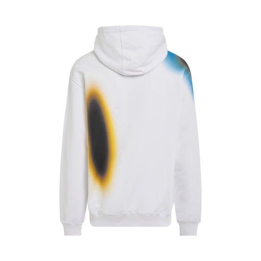 Hypergraphic Hoodie in White