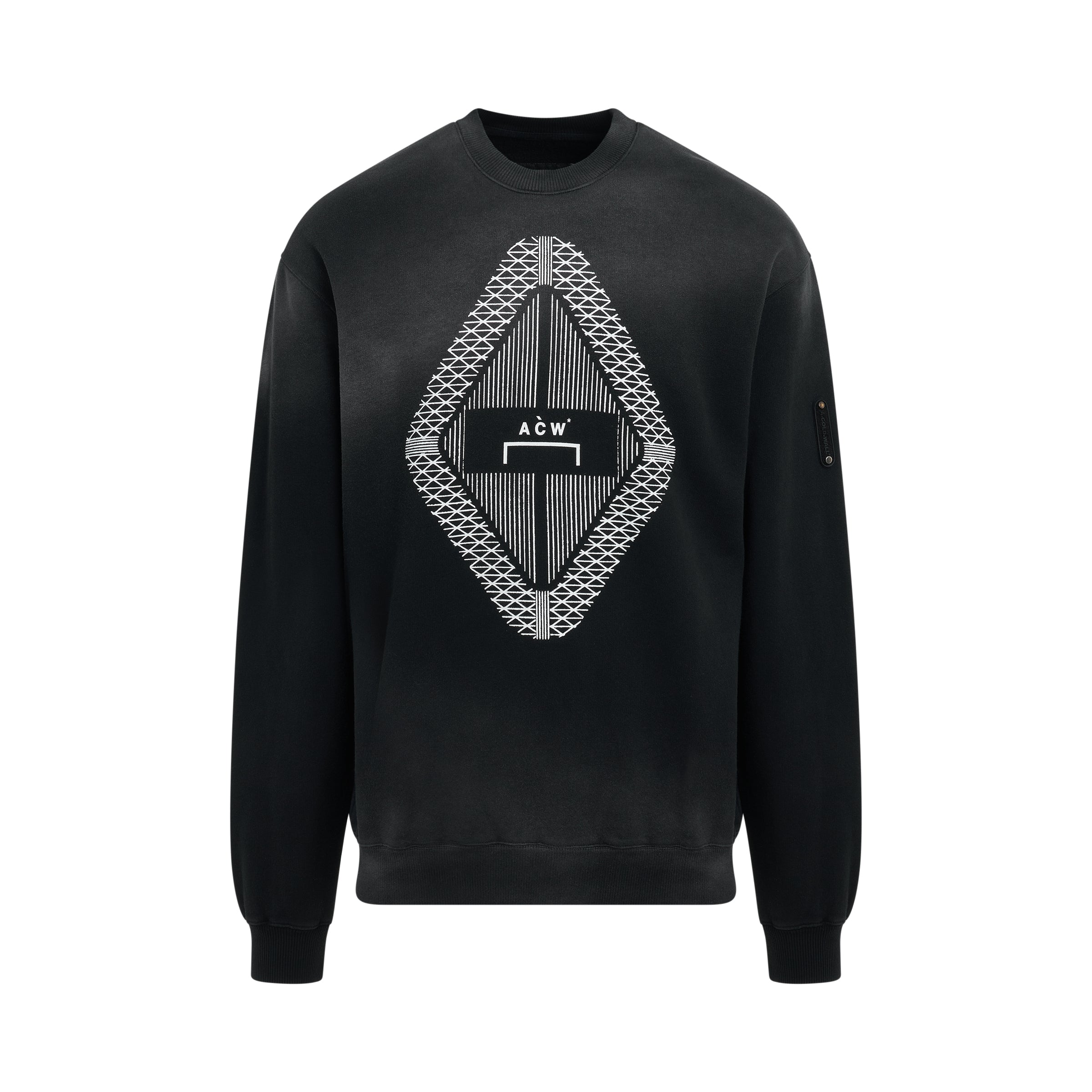 Gradient Crewneck in Black