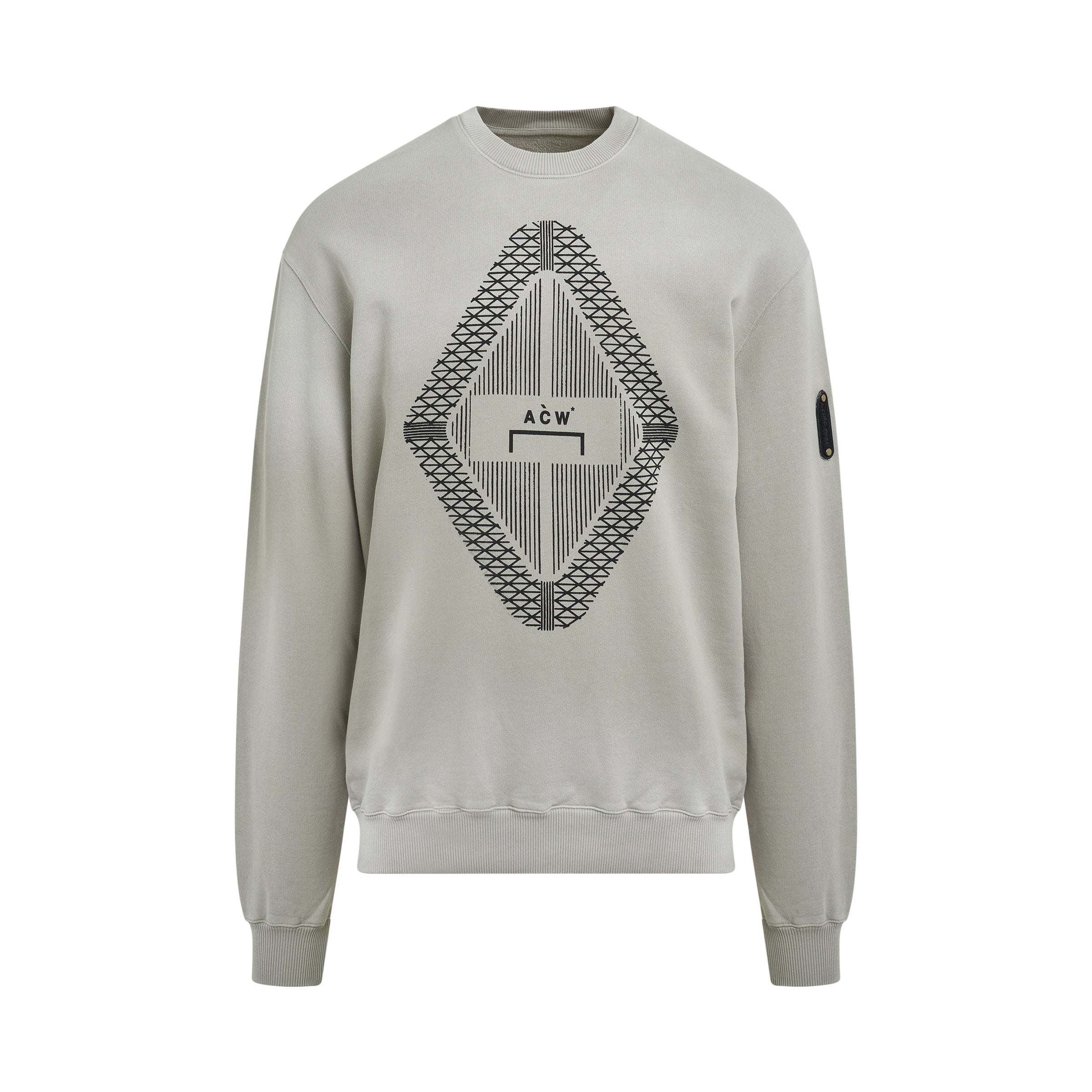 Gradient Crewneck in Light Grey