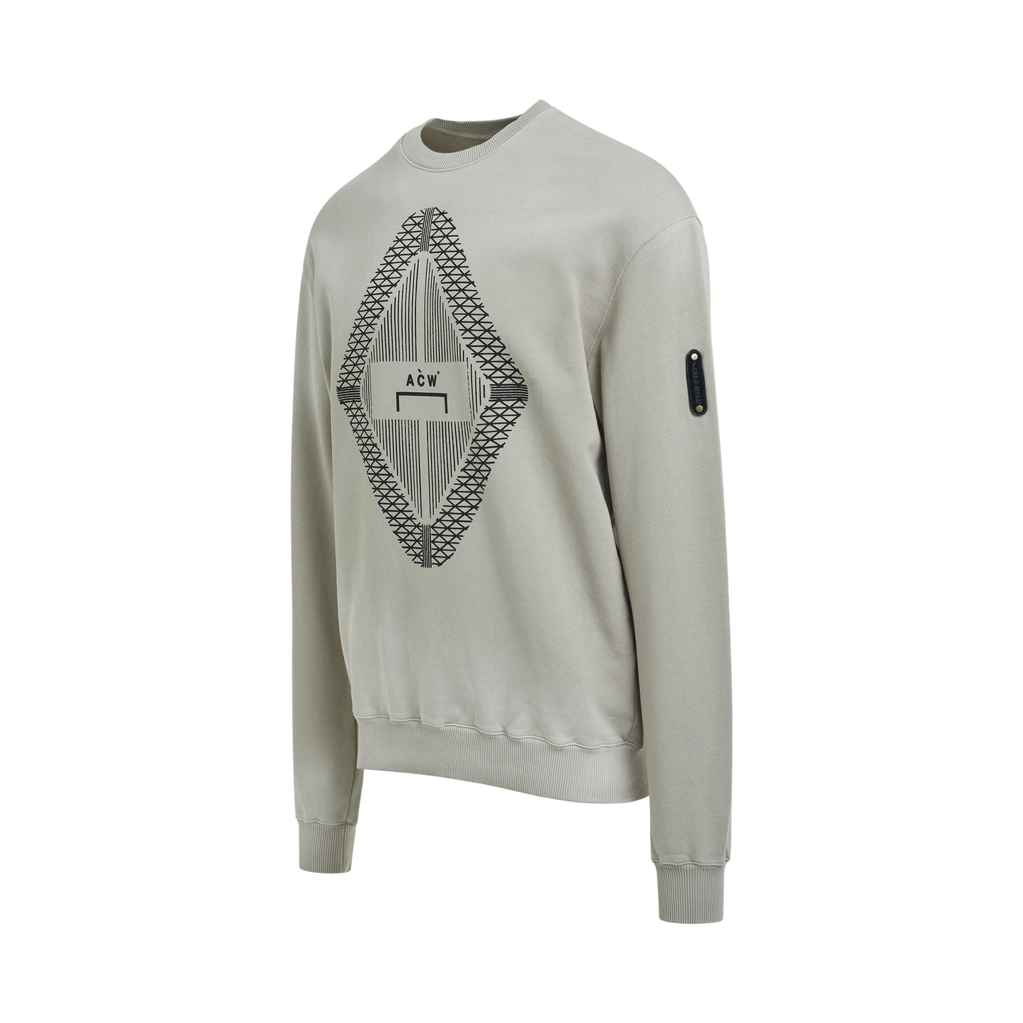 Gradient Crewneck in Light Grey