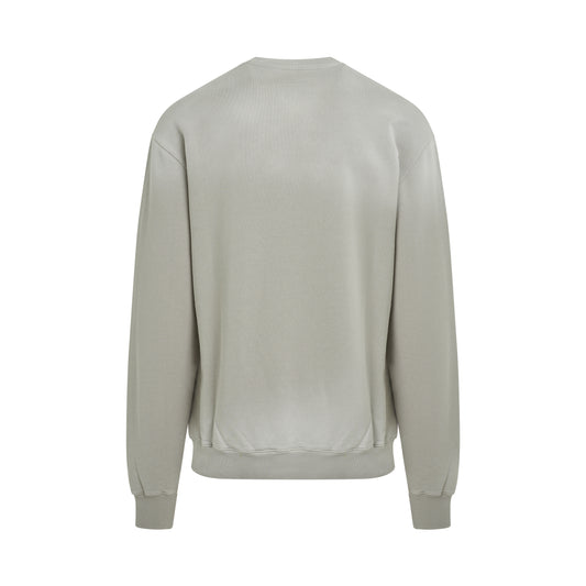 Gradient Crewneck in Light Grey