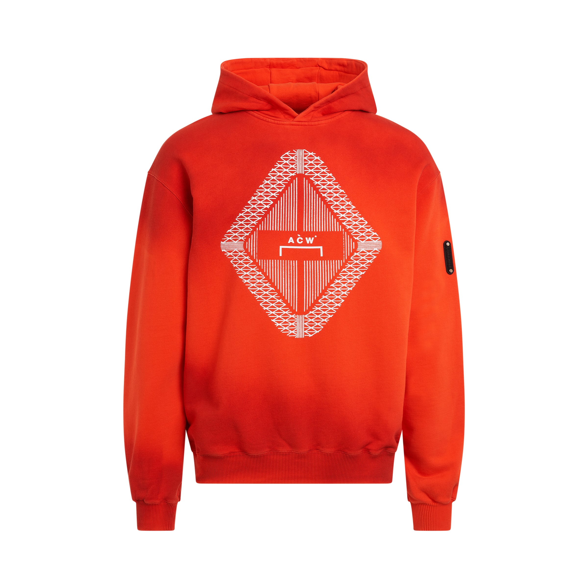 Gradient Hoodie in Rust