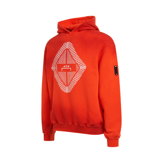 Gradient Hoodie in Rust