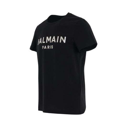 Foil Classic Fit T-Shirt in Black/Silver