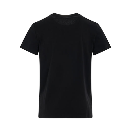 Foil Classic Fit T-Shirt in Black/Silver