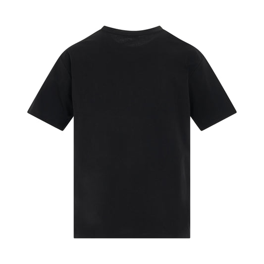 Coin Flock Straight Fit T-Shirt in Black/Gold