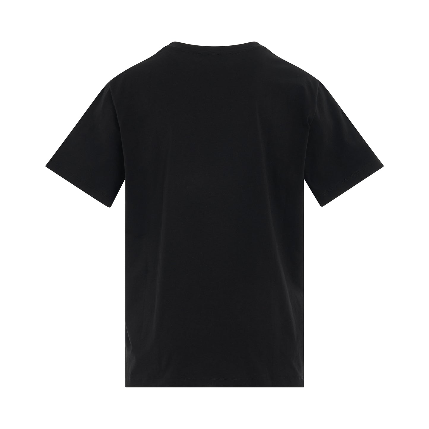 Flock & Foil Bulky Fit T-Shirt in Black/Gold