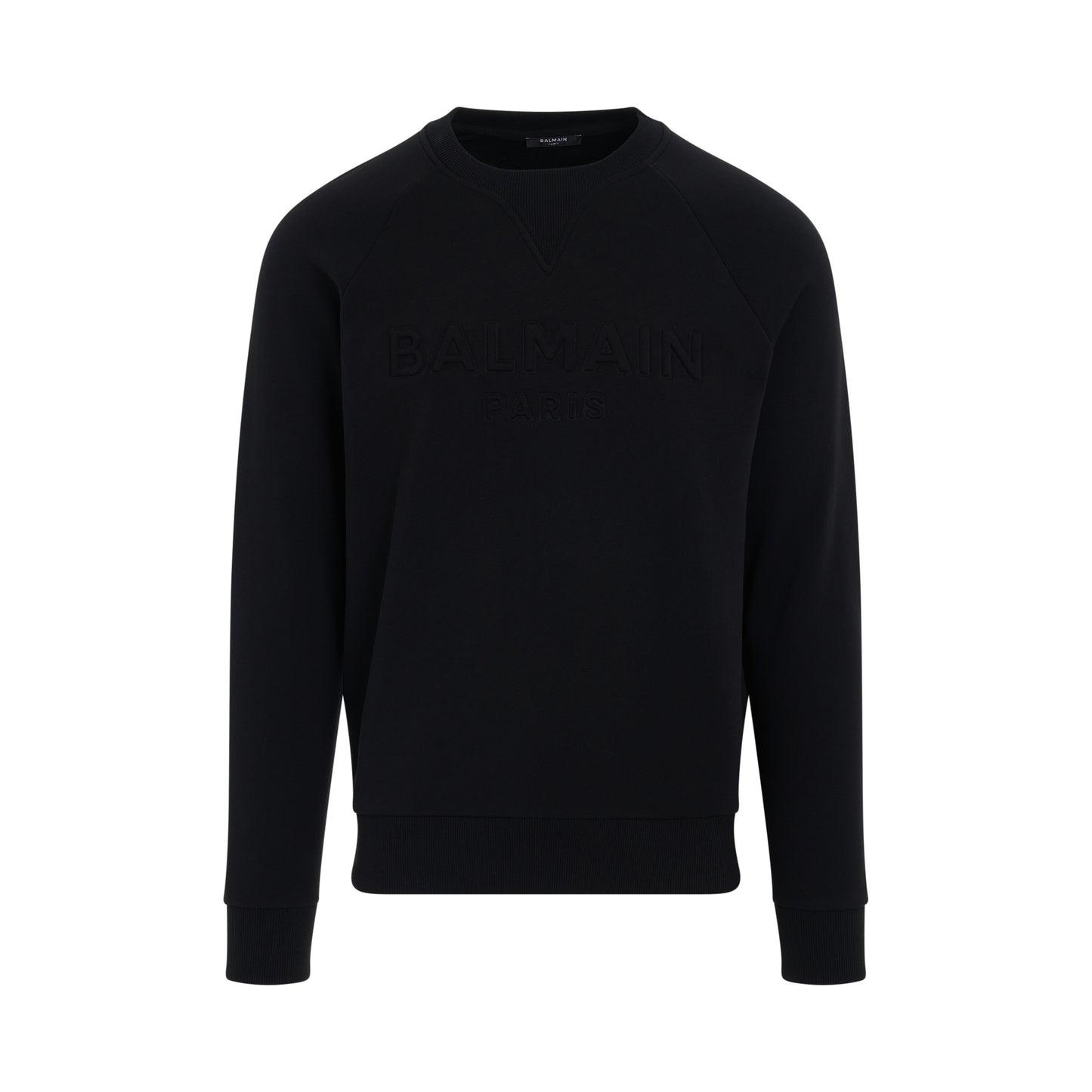 Embossed Sweatshirt in Black