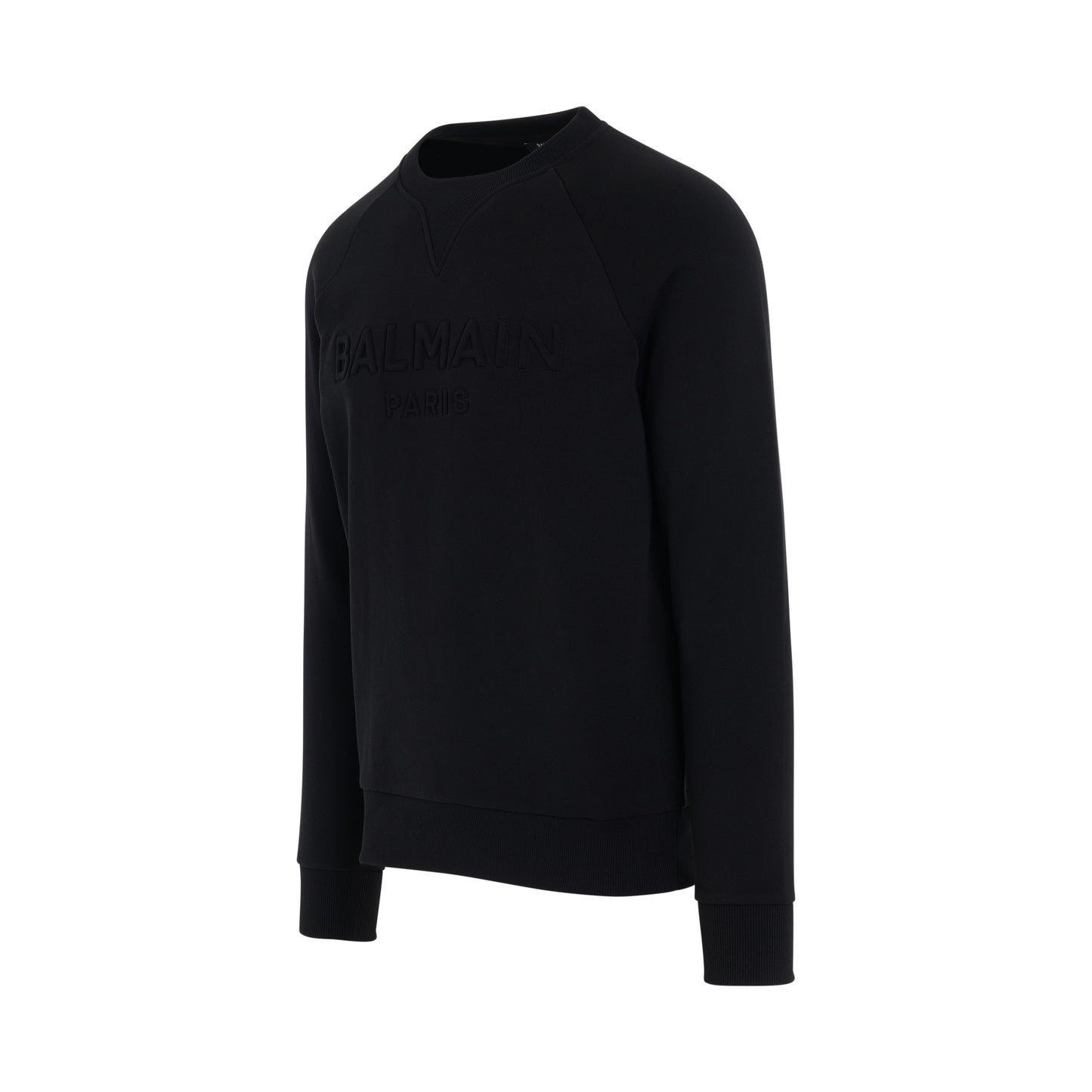 Embossed Sweatshirt in Black