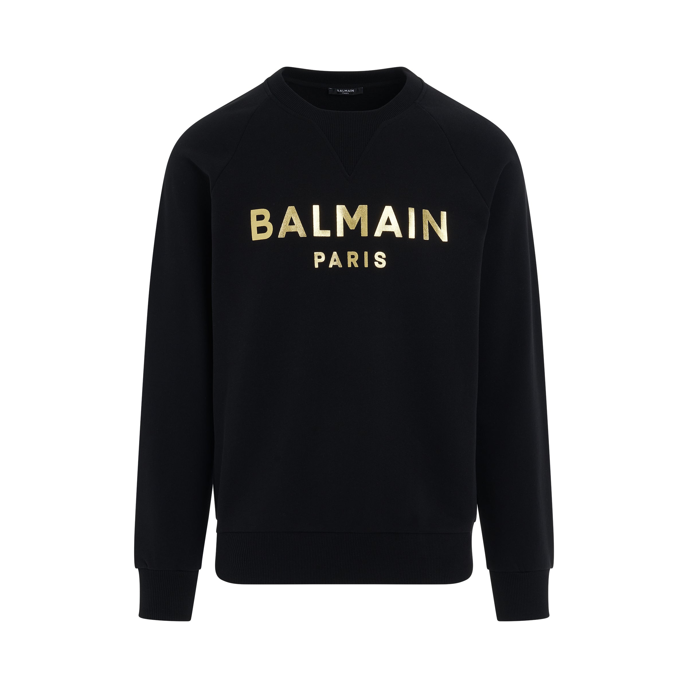 Foil Sweatshirt in Black/Gold