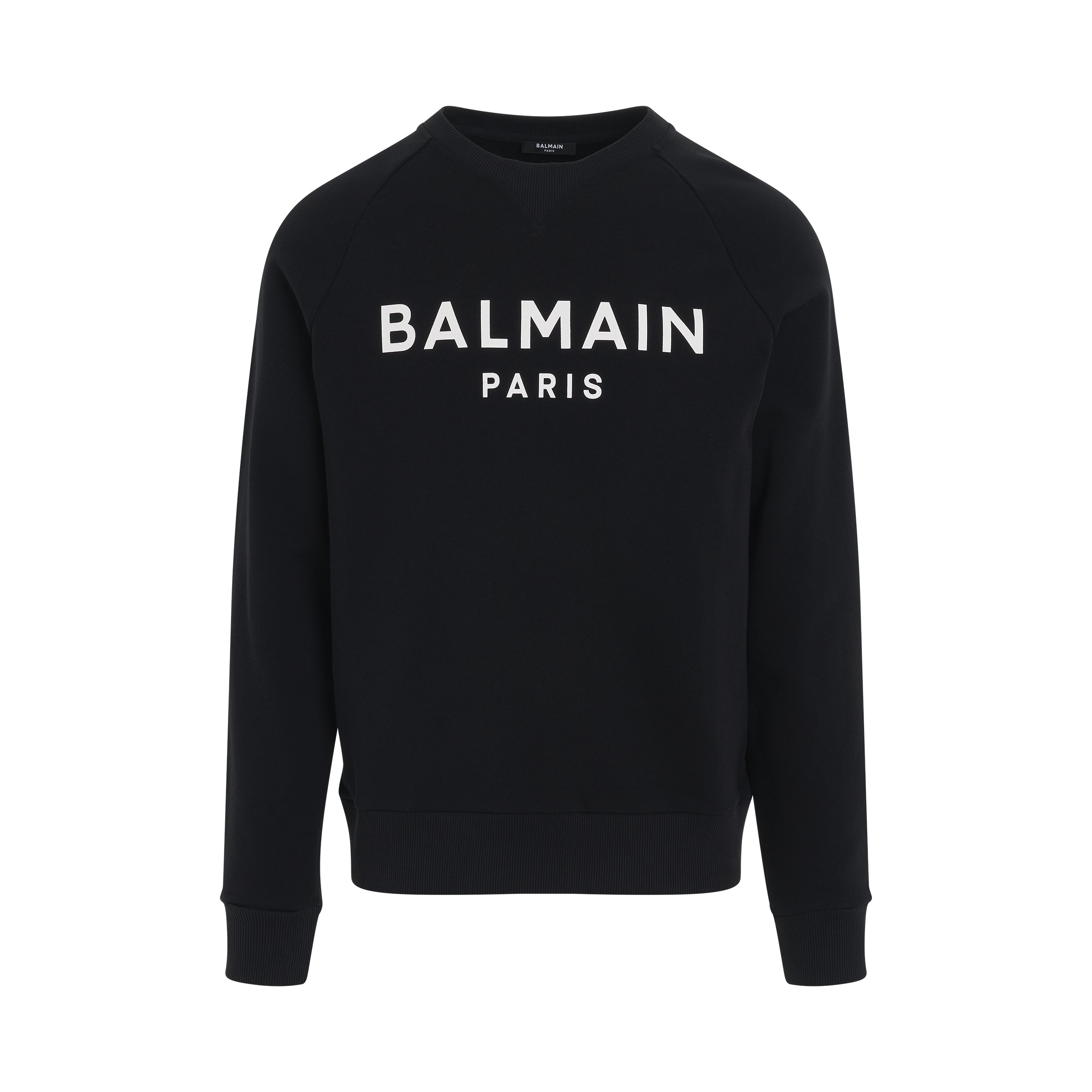 Classic Logo Print Sweatshirt in Black