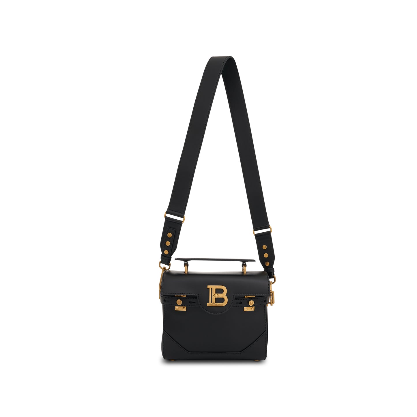 B-Buzz 23 Calfskin Shoulder Bag in Black