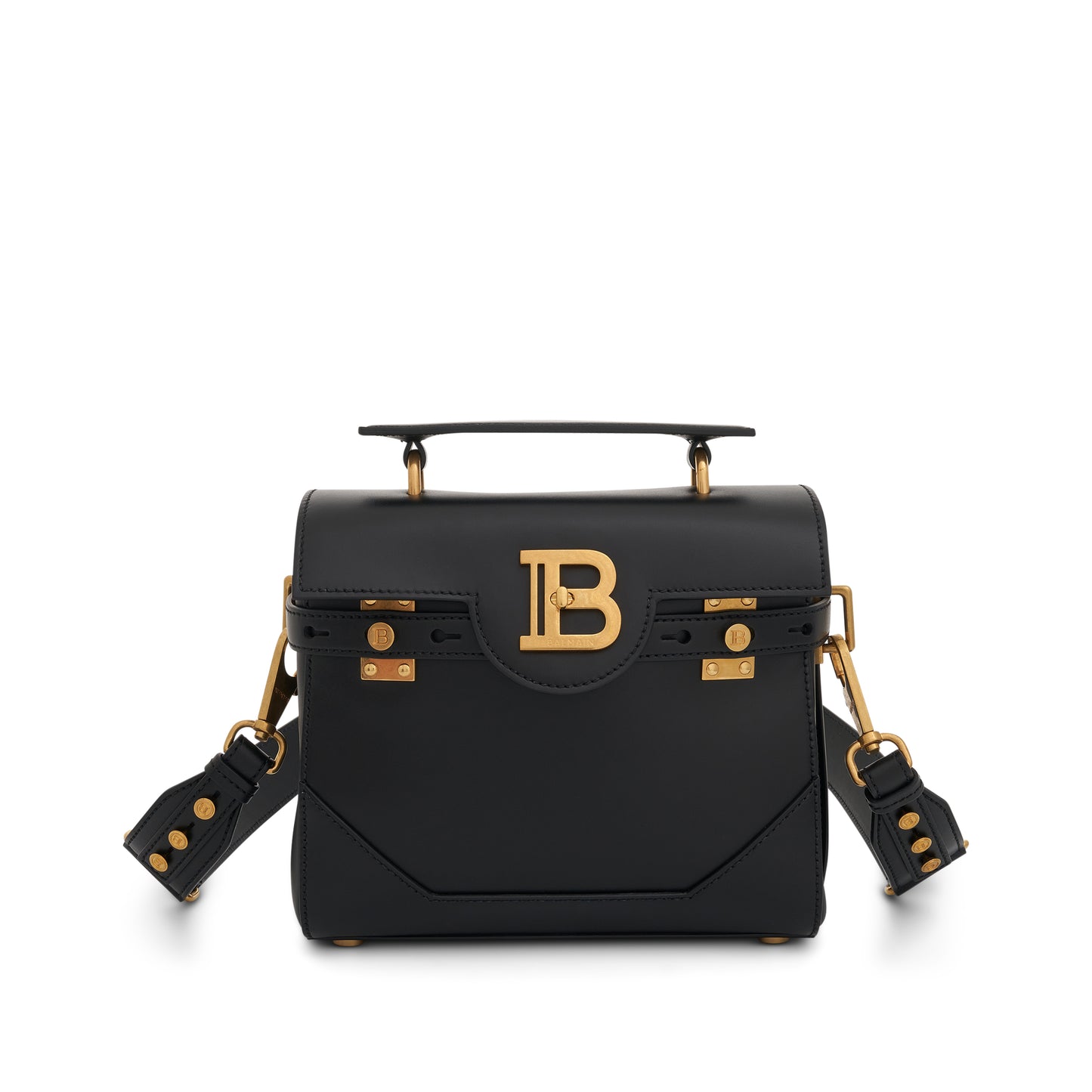 B-Buzz 23 Calfskin Shoulder Bag in Black