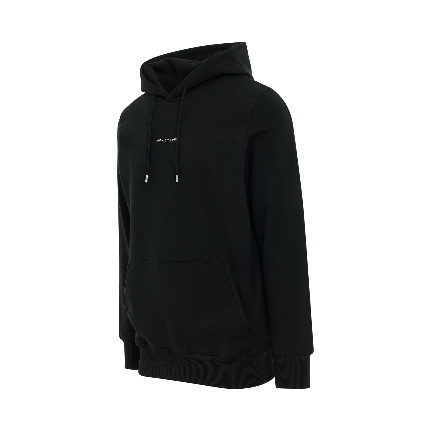 Hooded Visual Sweatshirt in Black