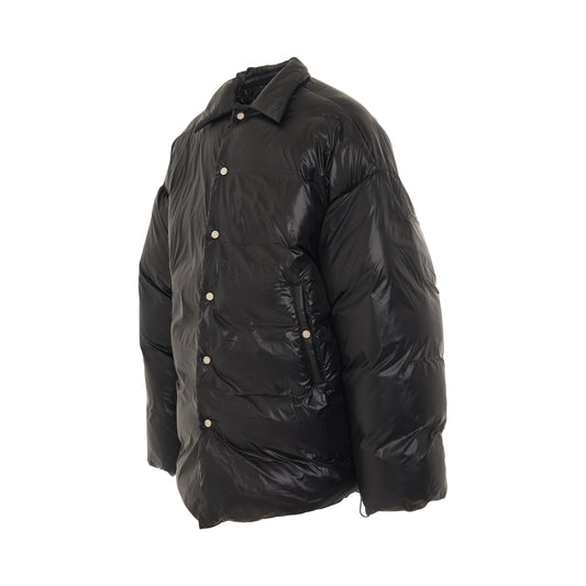 Snow Puffer Jacket in Black