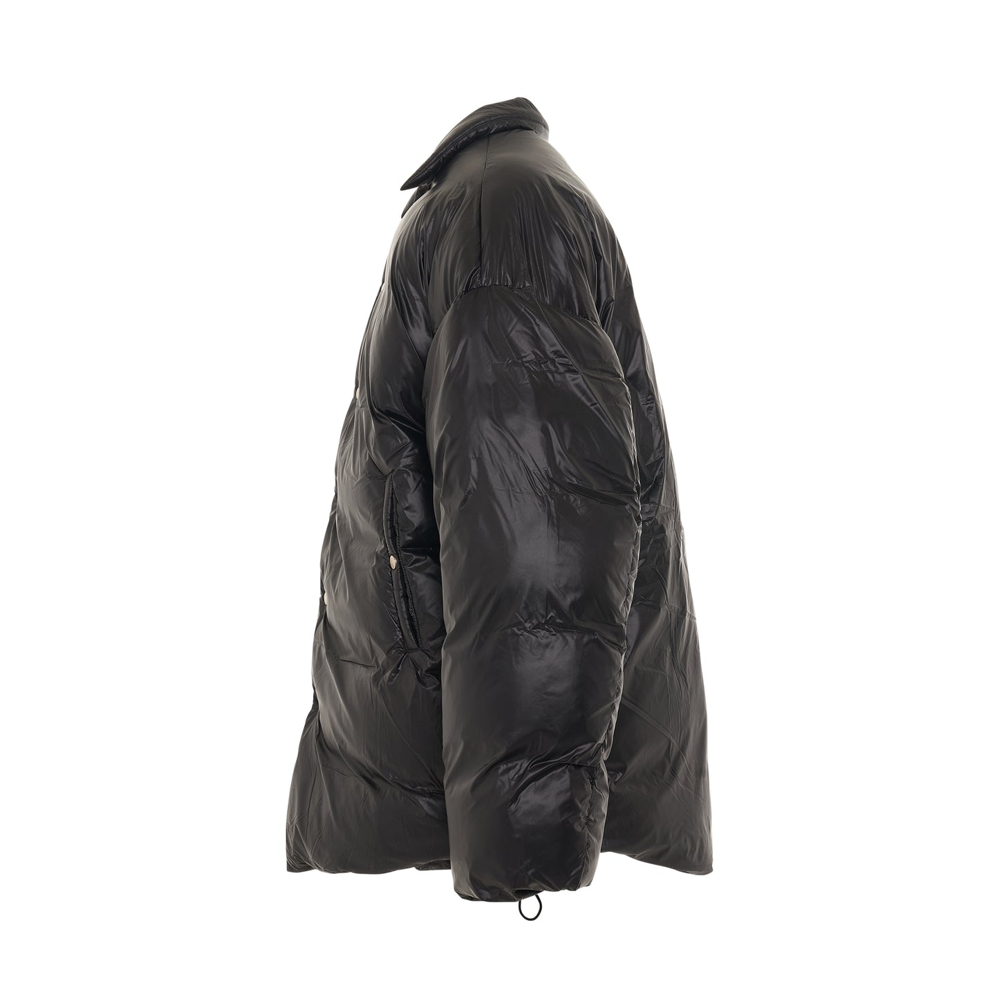 Snow Puffer Jacket in Black