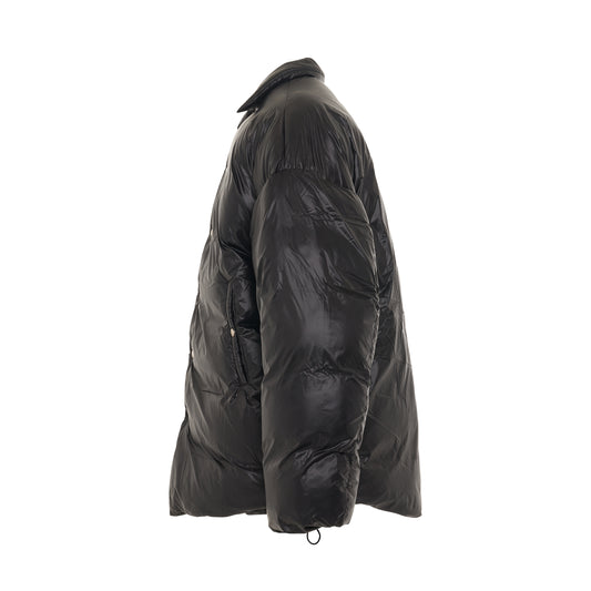 Snow Puffer Jacket in Black