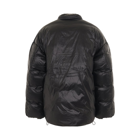 Snow Puffer Jacket in Black