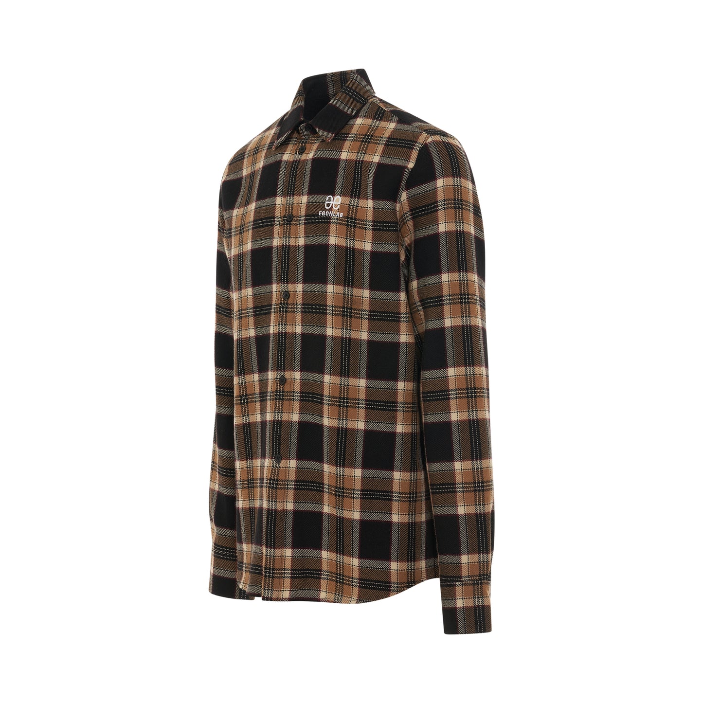 Egonimati Long Sleeve Shirt in Tartan