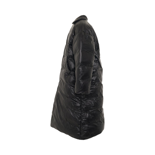 JSCM Puffer Coat in Shiny Black